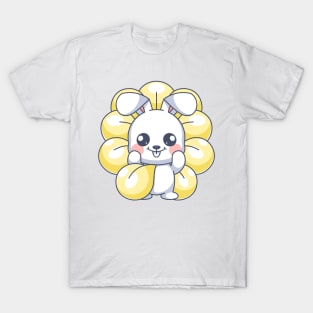 Bunny becomes flower T-Shirt